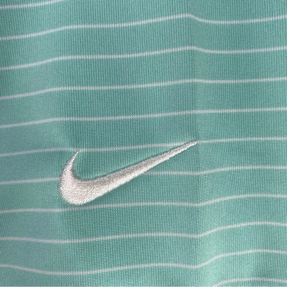 Nike Dri-FIT Golf Polo Shirt Mens Large Green Stripe U.S. Open Oakmont 2016 NWT - Picture 5 of 11